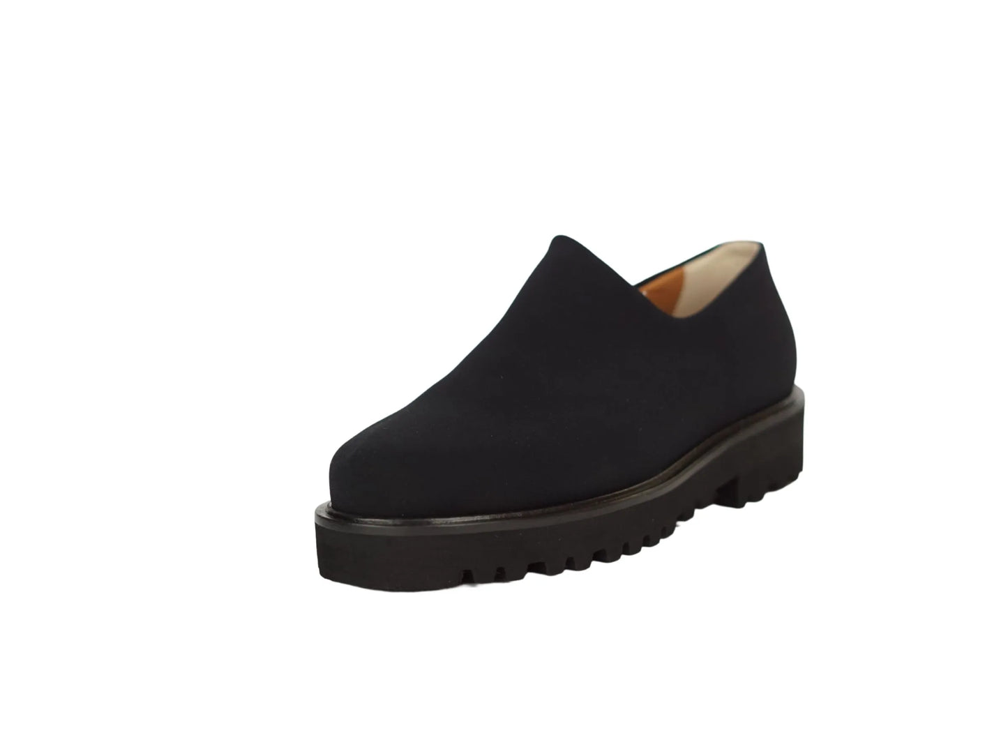 Scarpa lonigro tessuto elasticizzato nera