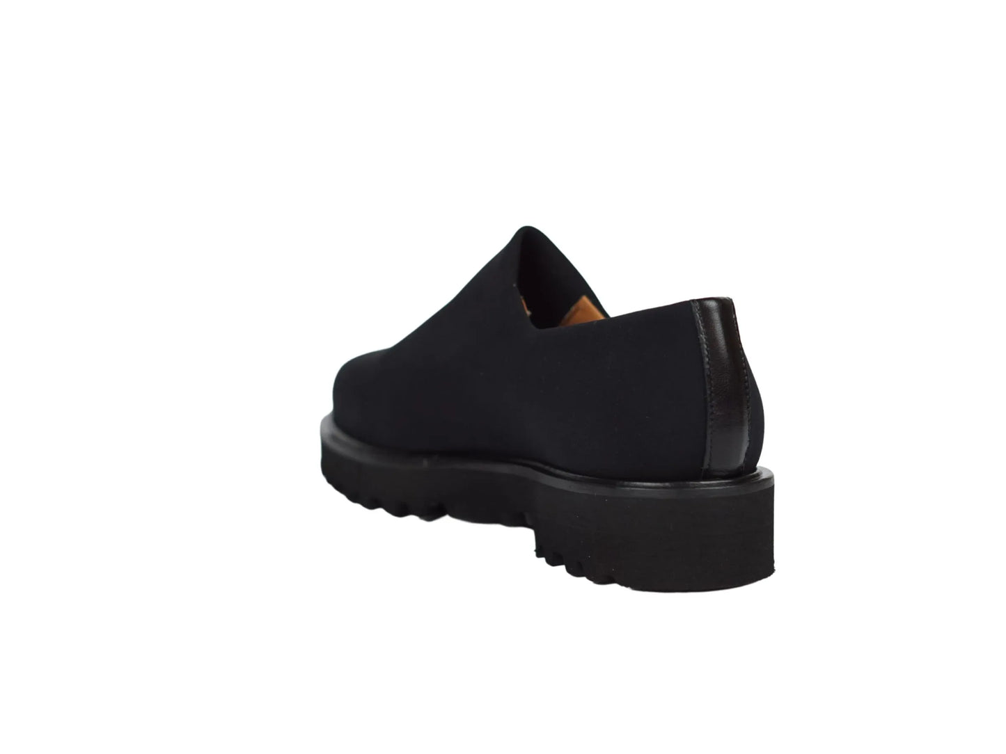Scarpa lonigro tessuto elasticizzato nera