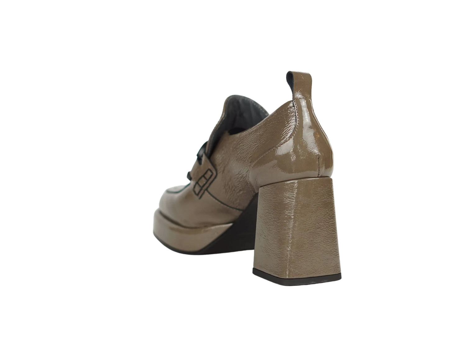 Mocassino janet&janet vernice fango