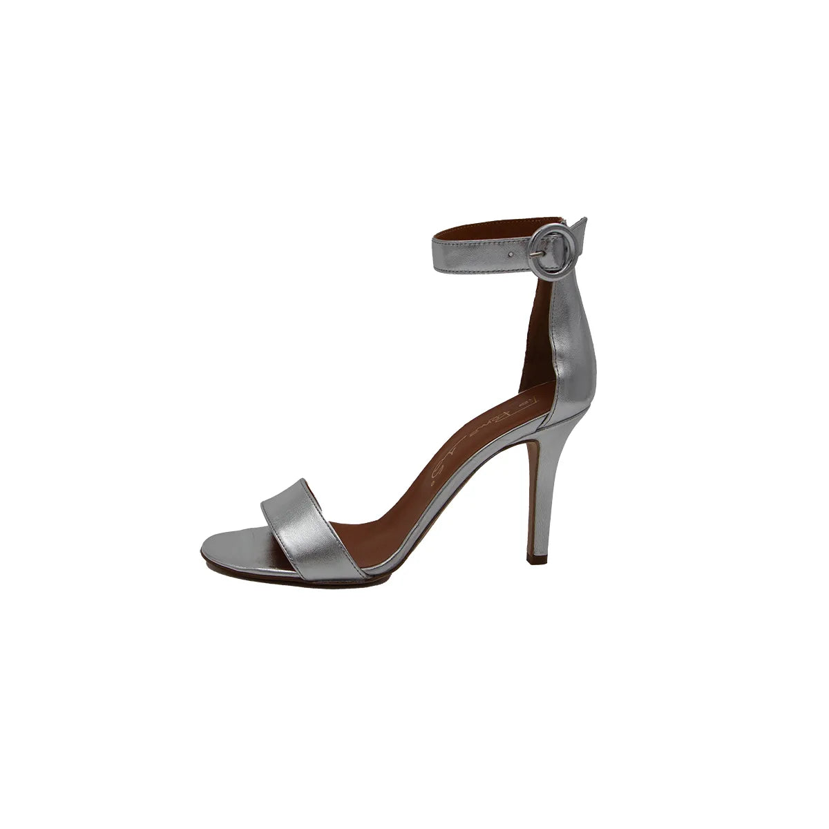 Sandali Via Roma 15 in pelle argento
