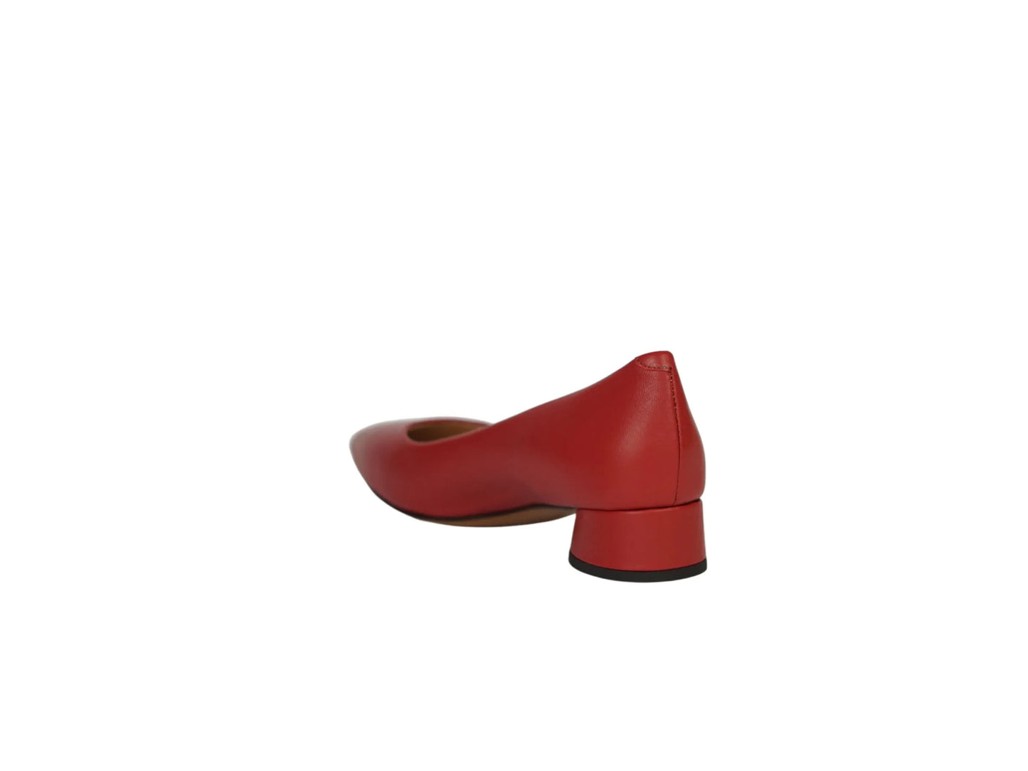 Decollete' lonigro tacco 4 cm pelle rosso scuro