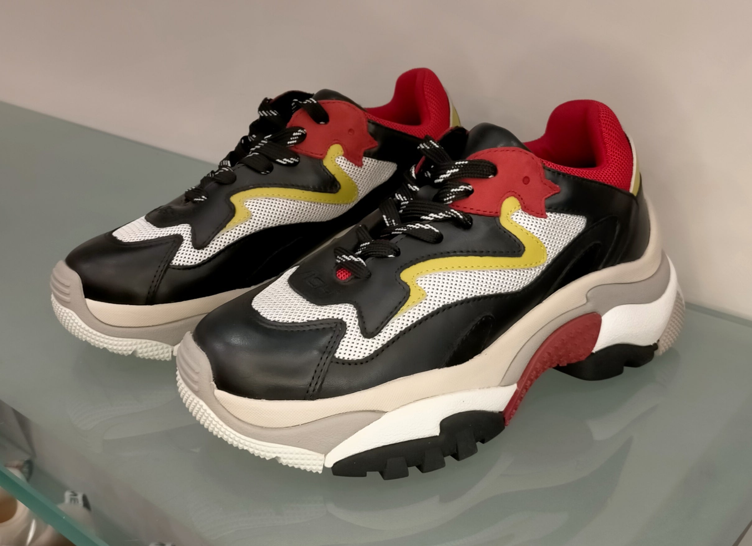 Sneakers ASH in pelle multicolor – Lonigro Calzature