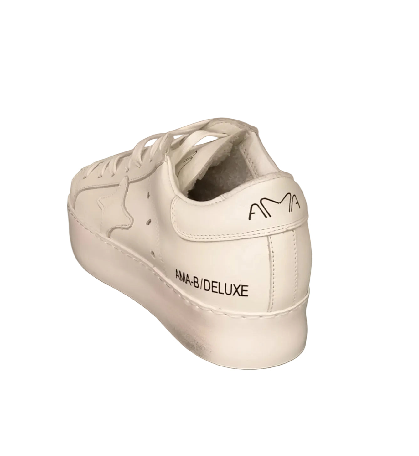 Sneakers AMA BRAND in pelle bianca