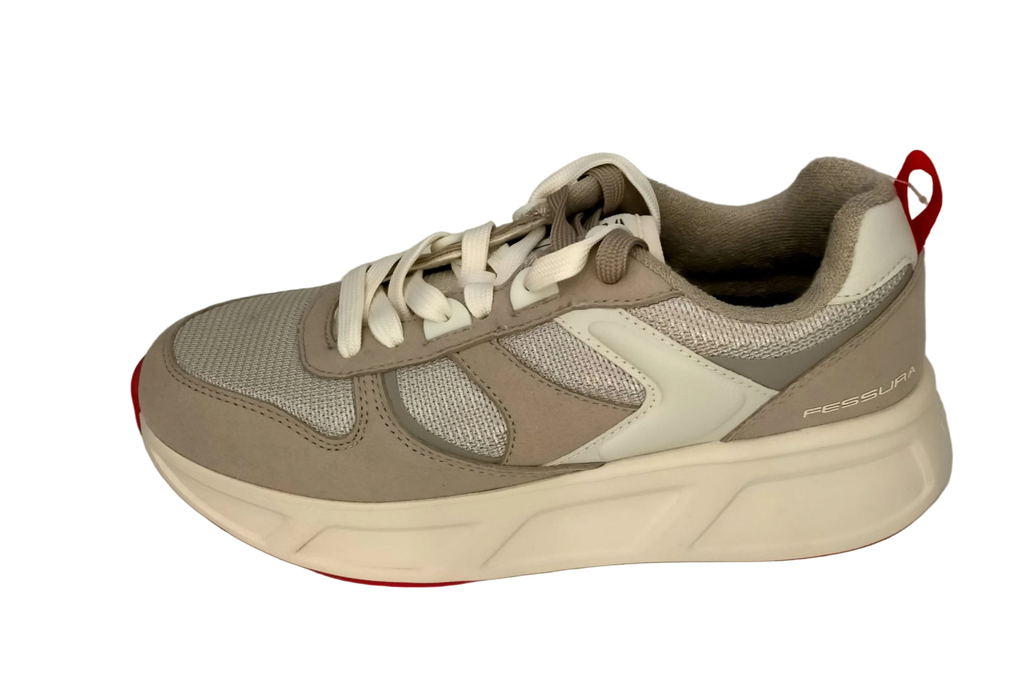 Sneakers FESSURA SHOES RUN in tessuto/camoscio beige