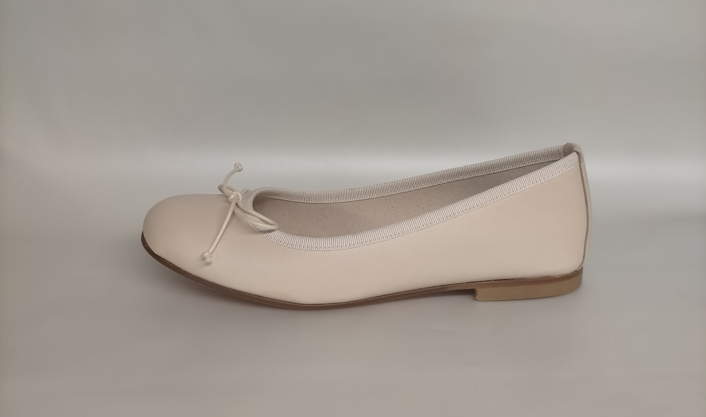 Ballerine LONIGRO in pelle beige chiaro
