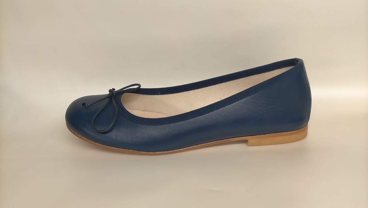 Ballerine LONIGRO in pelle blu