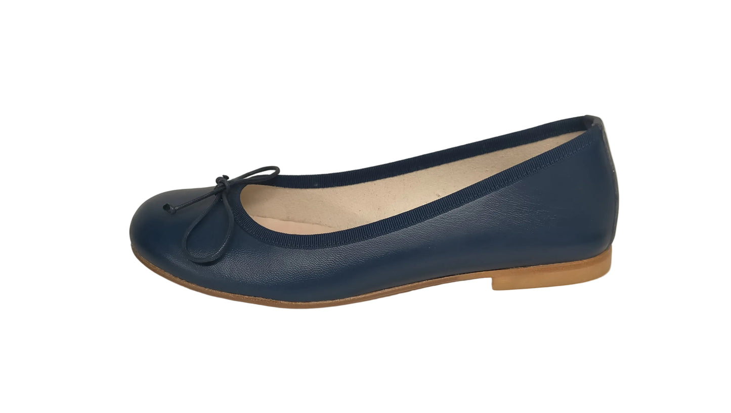Ballerine LONIGRO in pelle blu