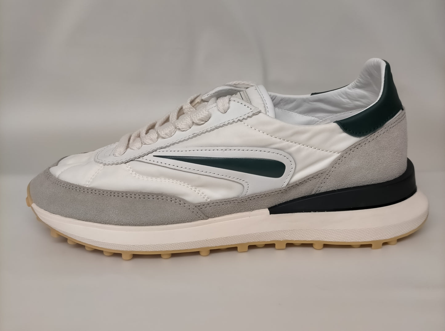Sneakers uomo D.A.T.E. ATHLETA NYLON WHITE GREEN - COLLEZIONE EST. 2025