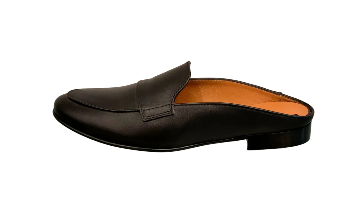 Sabot Mocassino Lonigro in pelle nera