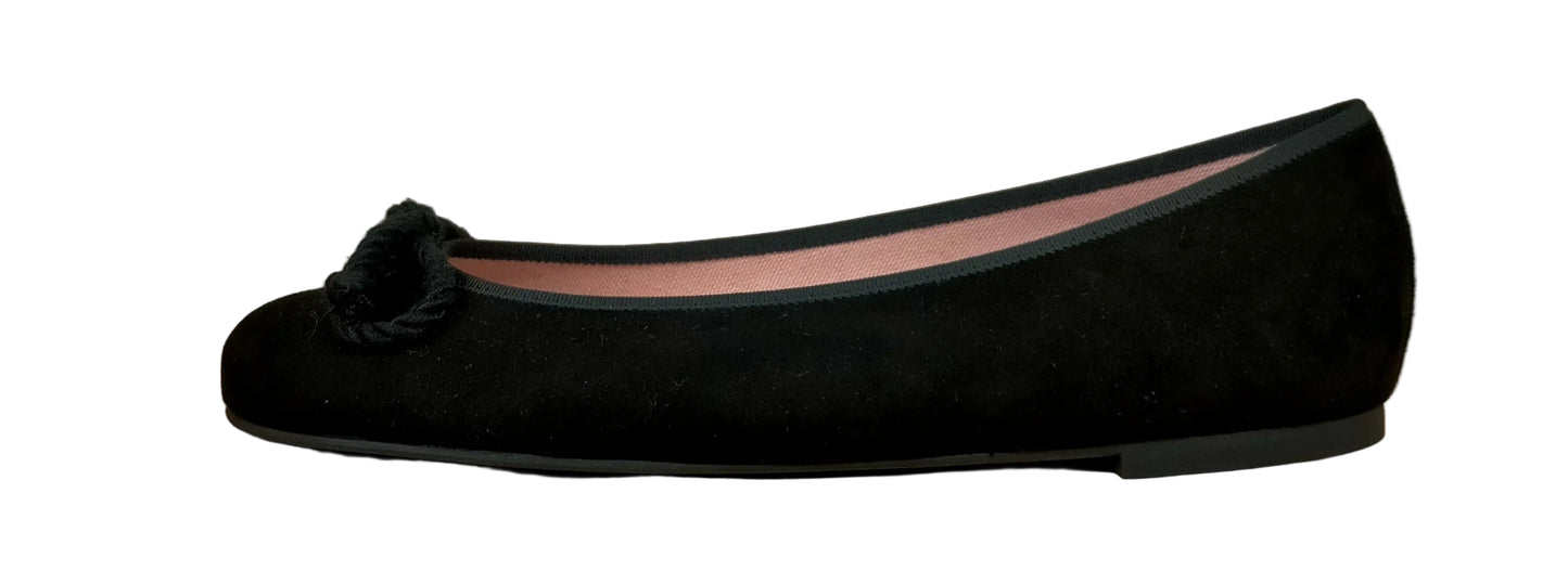 Ballerine PRETTY BALLERINAS 35663 in camoscio nero