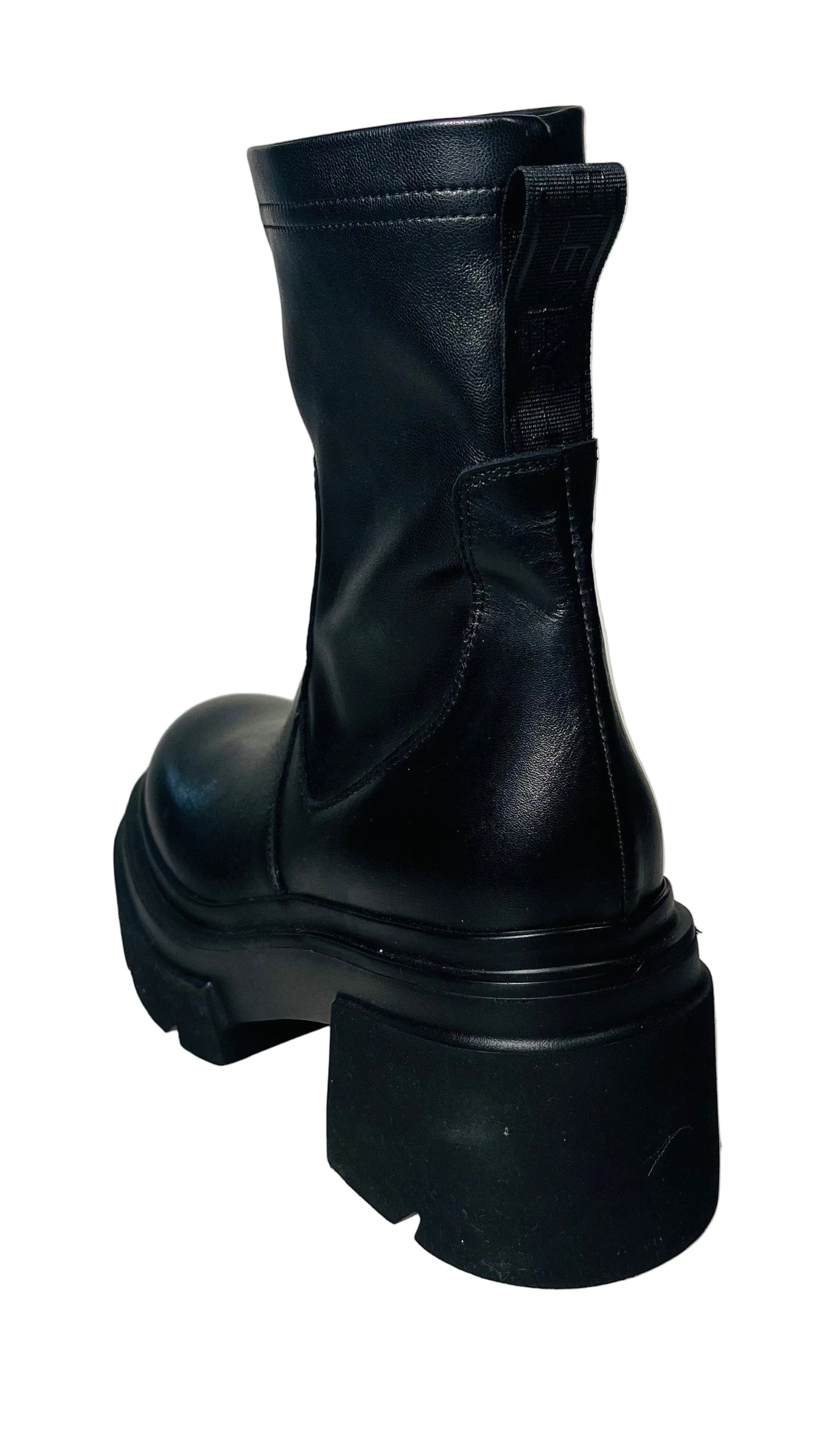 Stivaletto ELENA IACHI art. E3931 in ecopelle elasticizzata nera