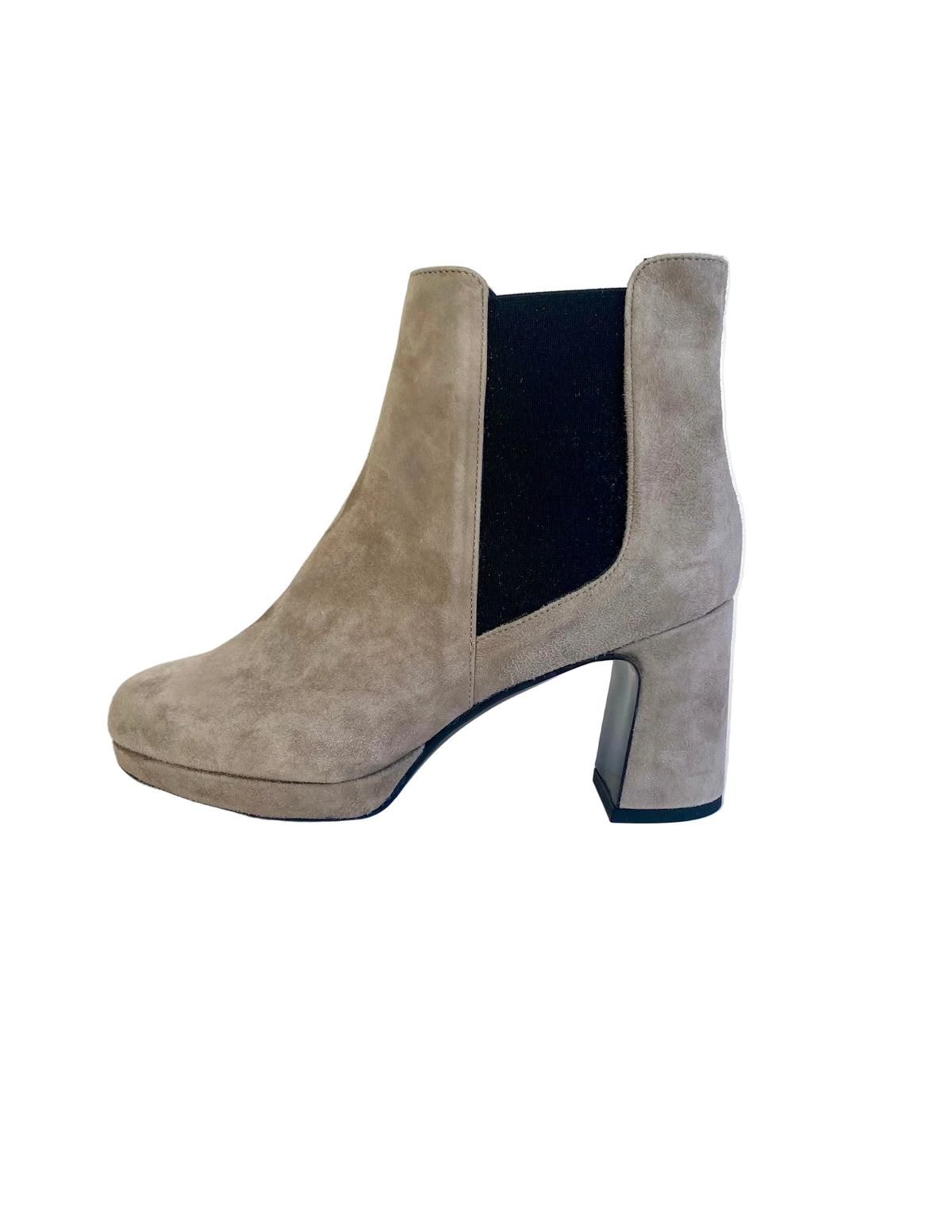 Stivaletto Lonigro camoscio grigio con elastico art.41