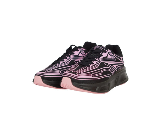 Sneakers fessura nera e rosa