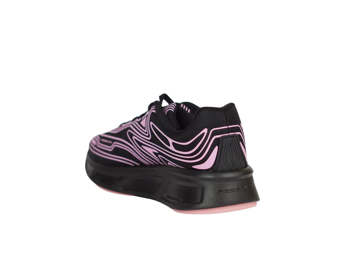 Sneakers fessura nera e rosa