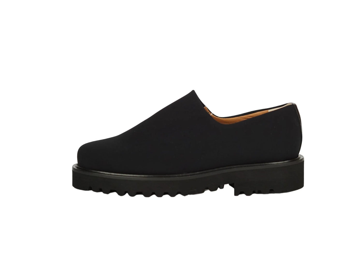 Scarpa lonigro tessuto elasticizzato nera