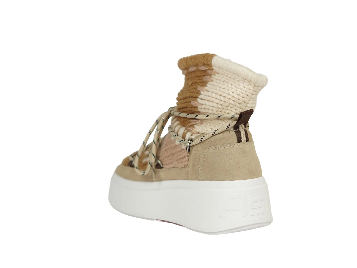 Stivaletto ash lana beige