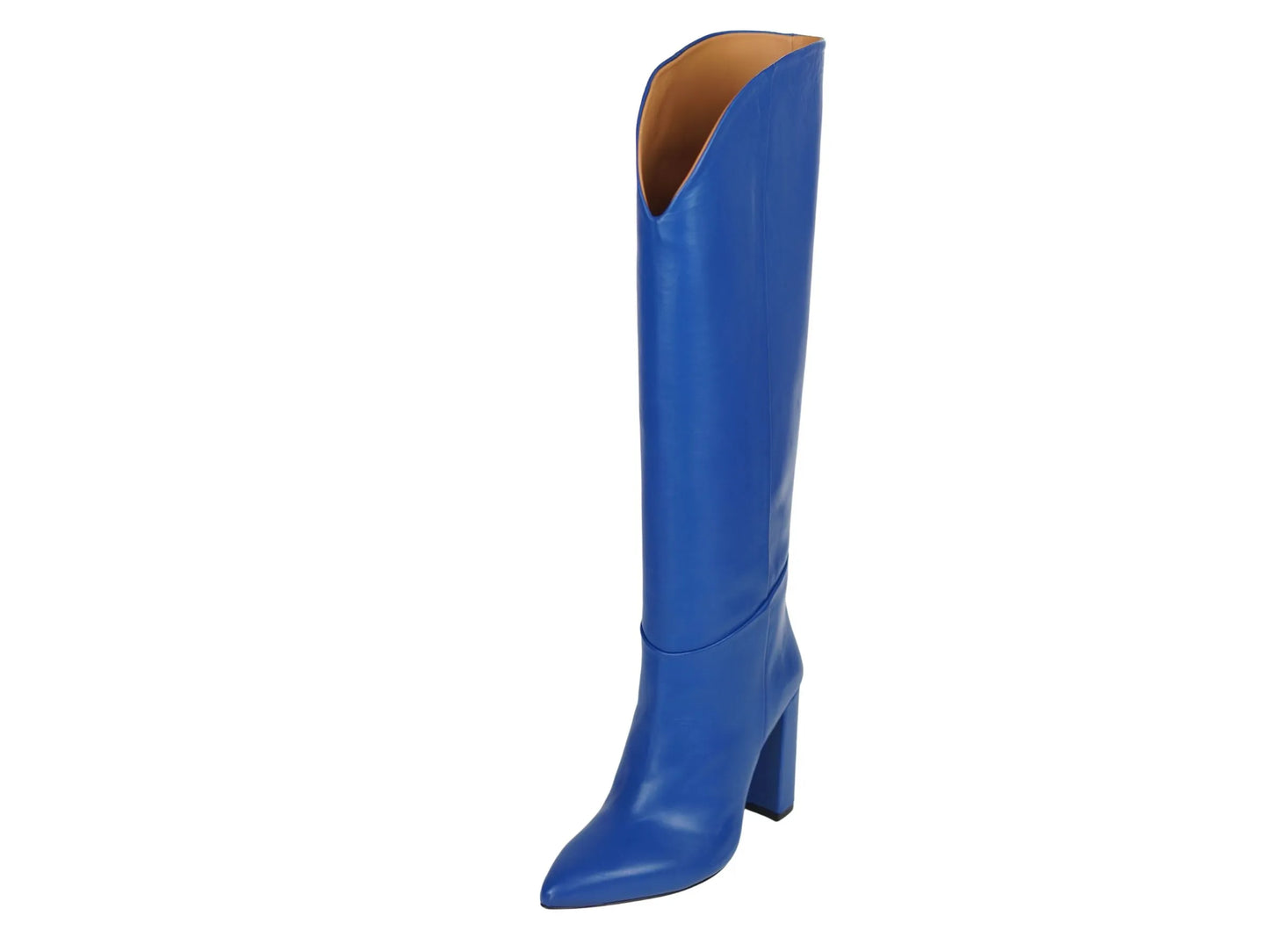 Stivale lonigro nappa blu