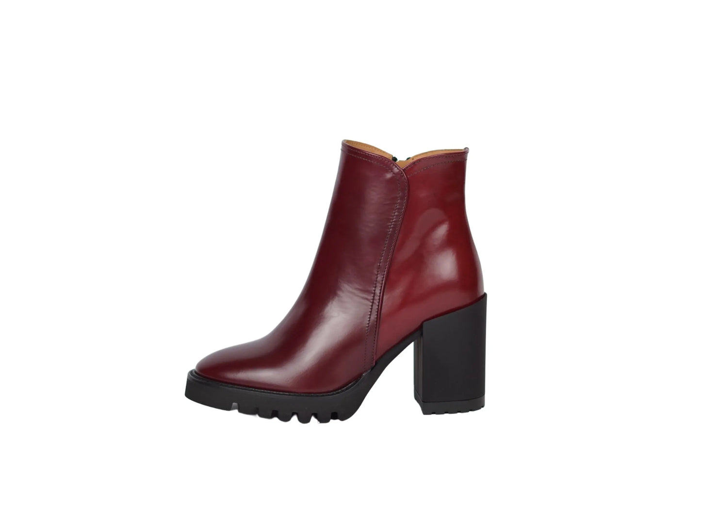 Tronchetto Lonigro spazzolato bordeaux