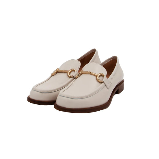 Mocassini LONIGRO con morsetto nappa milk