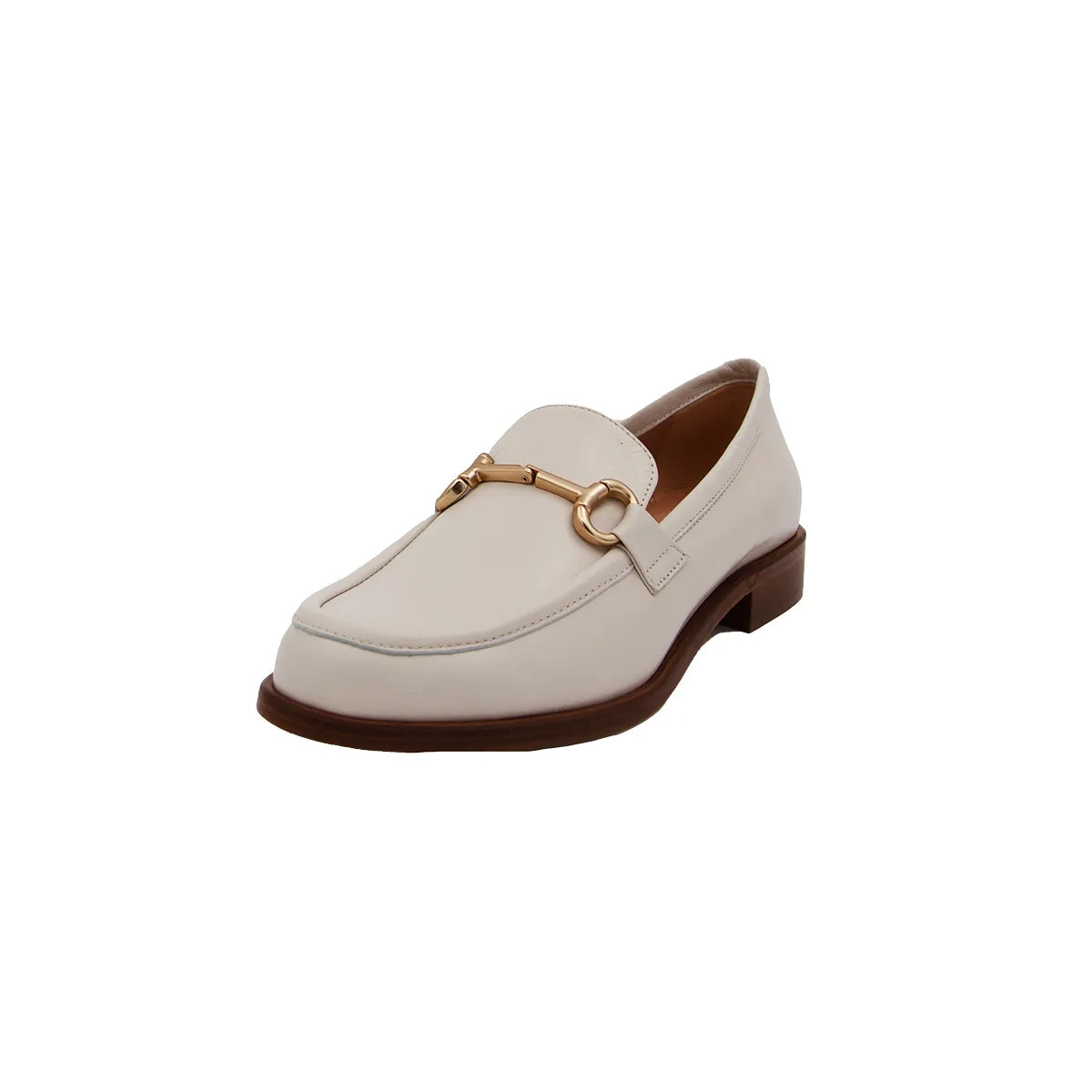 Mocassini LONIGRO con morsetto nappa milk