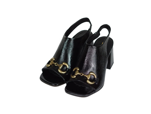 Sandali Lonigro in pelle naplak nero