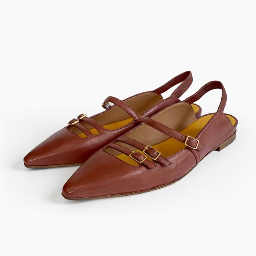 Ballerine Lonigro nappa rosè U314