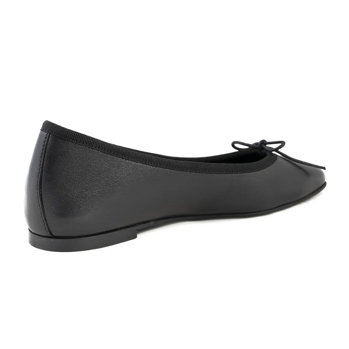 Ballerina Lonigro nappa nera zeppa 30mm