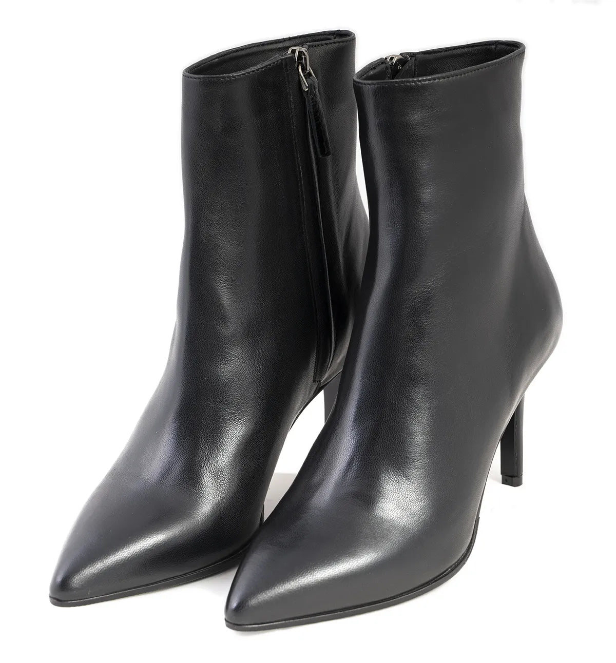 Stivaletto Lonigro pelle nera zip interna 2830S
