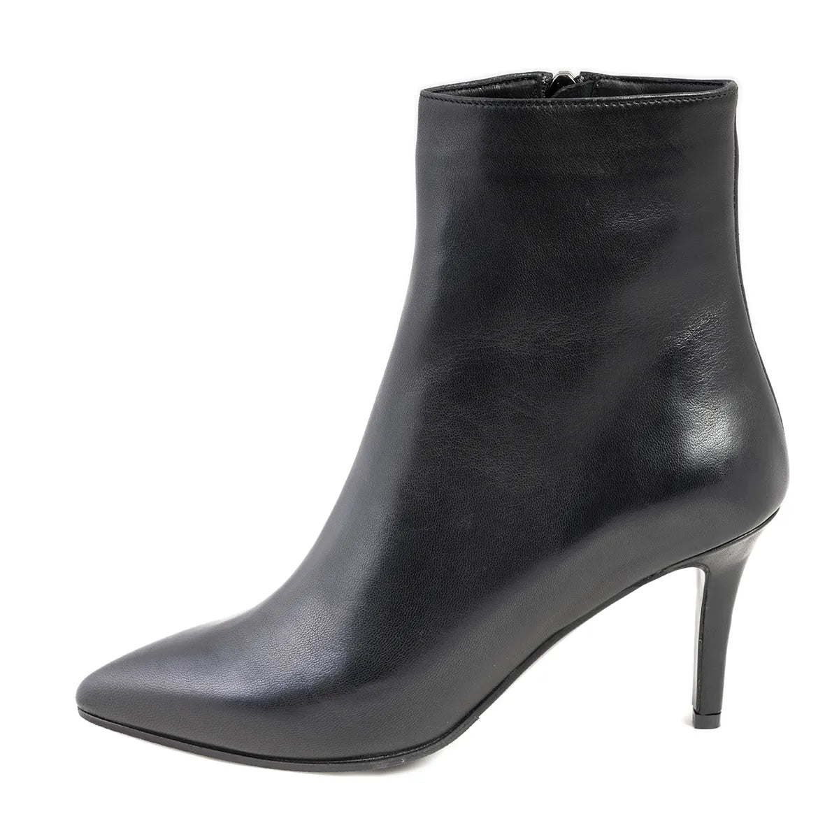 Stivaletto Lonigro pelle nera zip interna 2830S