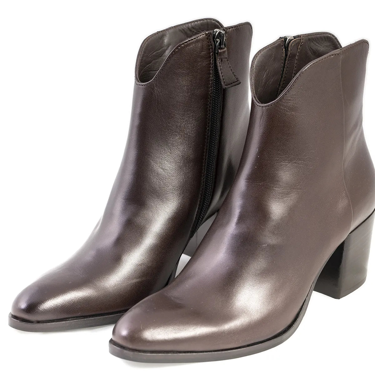 Stivaletto Lonigro pelle marrone 595-17