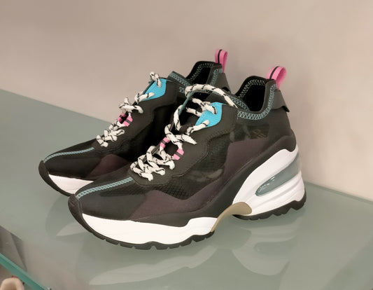 Sneakers con zeppa ASH in tessuto rete leggera traspirante