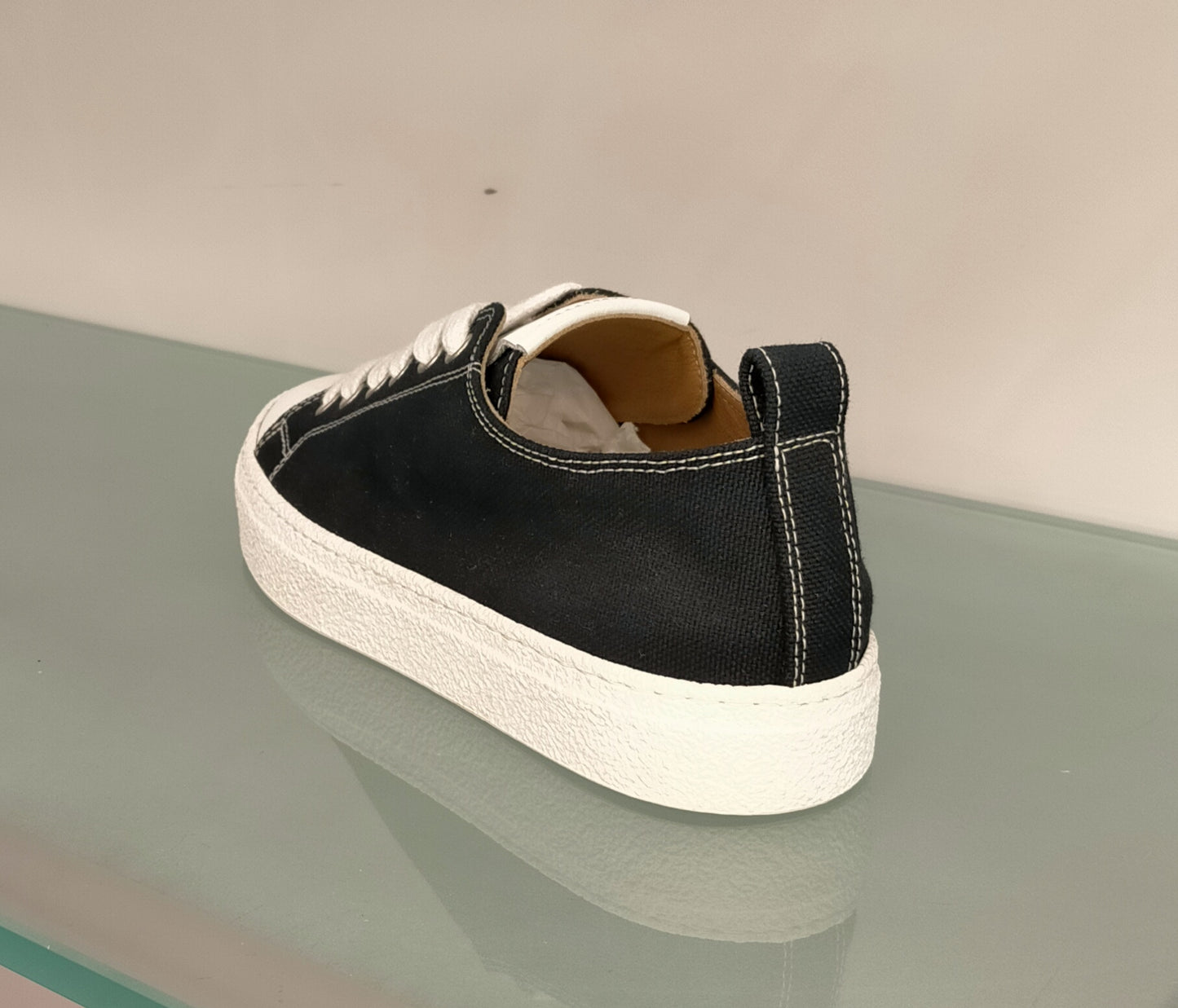 Sneakers VIA ROMA 15 in tessuto nero