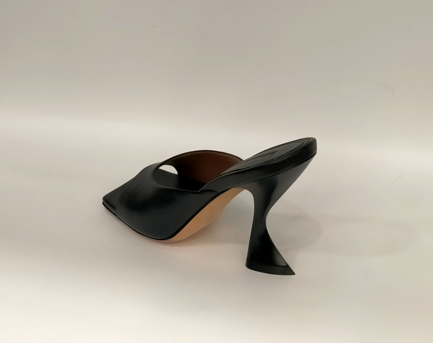 Sandali sabot LONIGRO in pelle nera