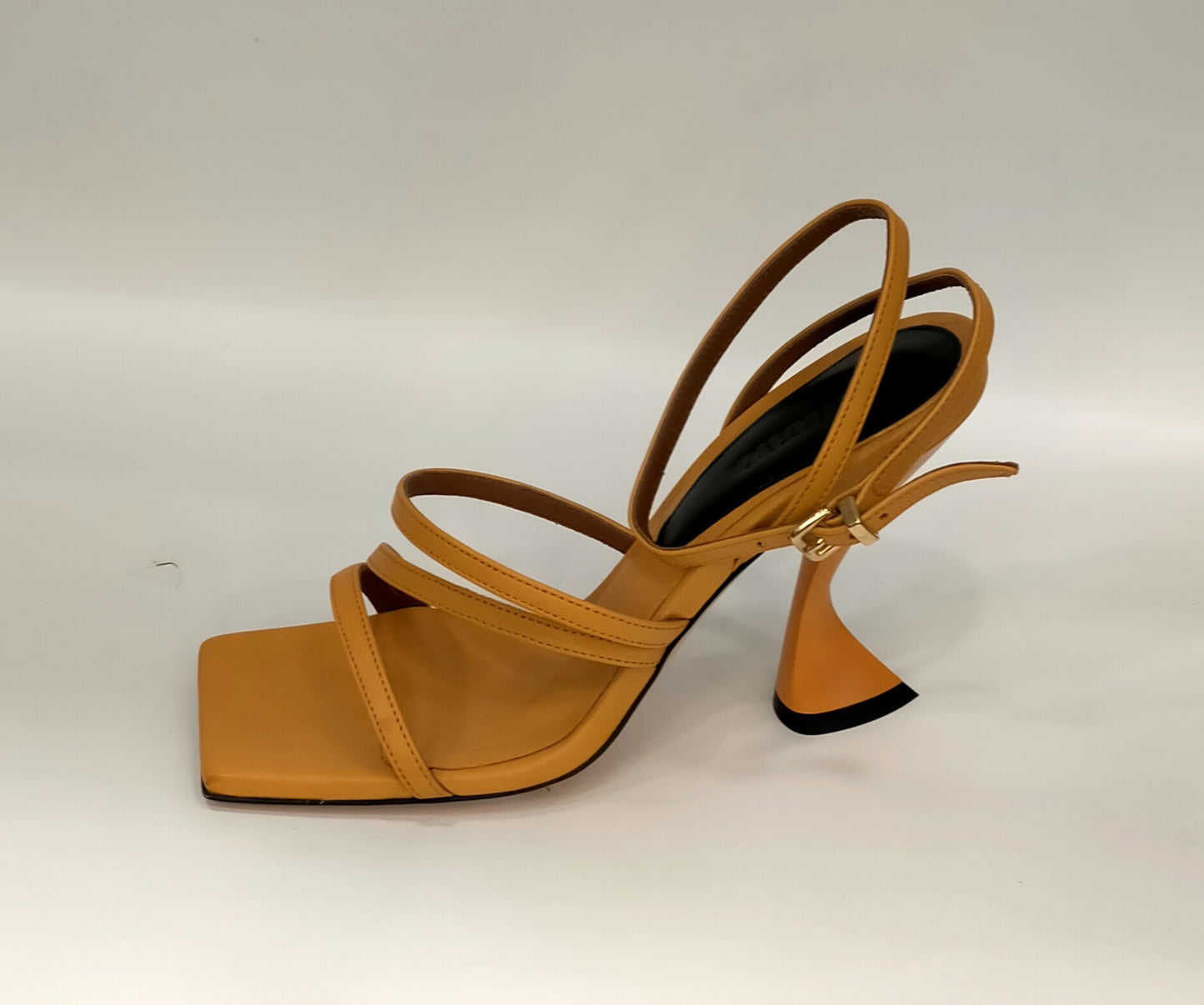 Sandali LONIGRO in pelle arancio
