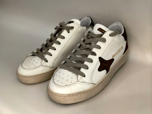 Sneaker AMA BRAND 2947 in pelle bianca