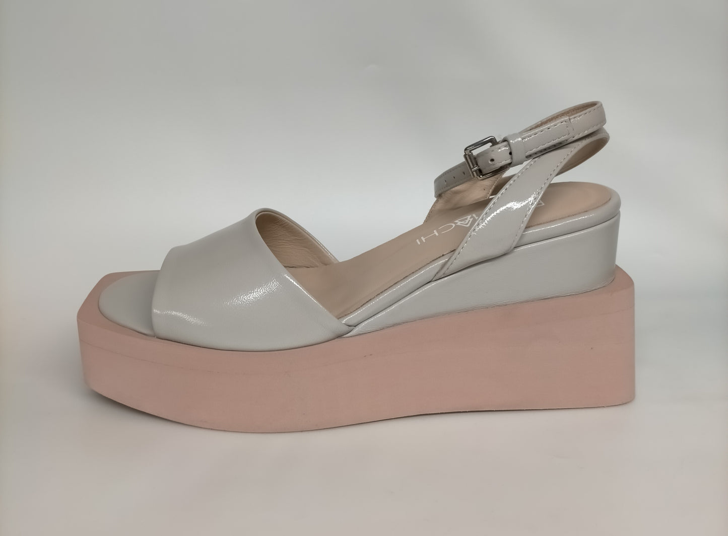 Sandali ELENA IACHI E3335 in pelle avorio
