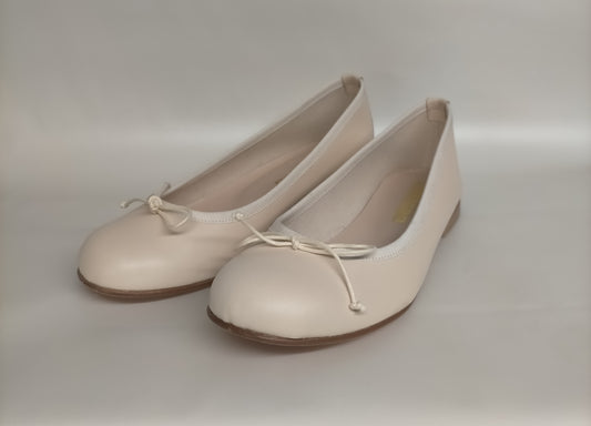 Ballerine LONIGRO in pelle beige chiaro