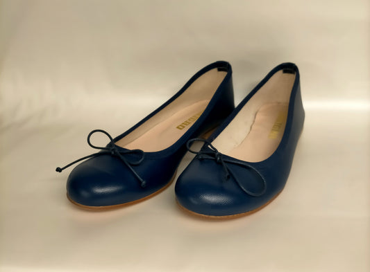 Ballerine LONIGRO in pelle blu