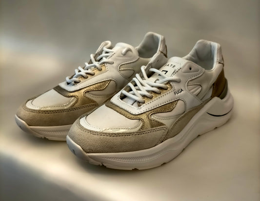 Sneaker D.A.T.E. FUGA LAMINATED PLATINUM