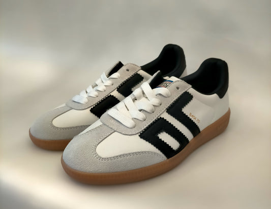 Sneakers BACK 70 CLOUD 908 white leather black