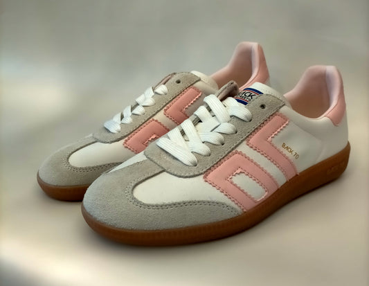 Sneakers BACK 70 CLOUD LEATHER WHITE fluo salmon 70