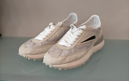 Sneaker D.A.T.E. ATHLETA NYLON LIGHT-GREY
