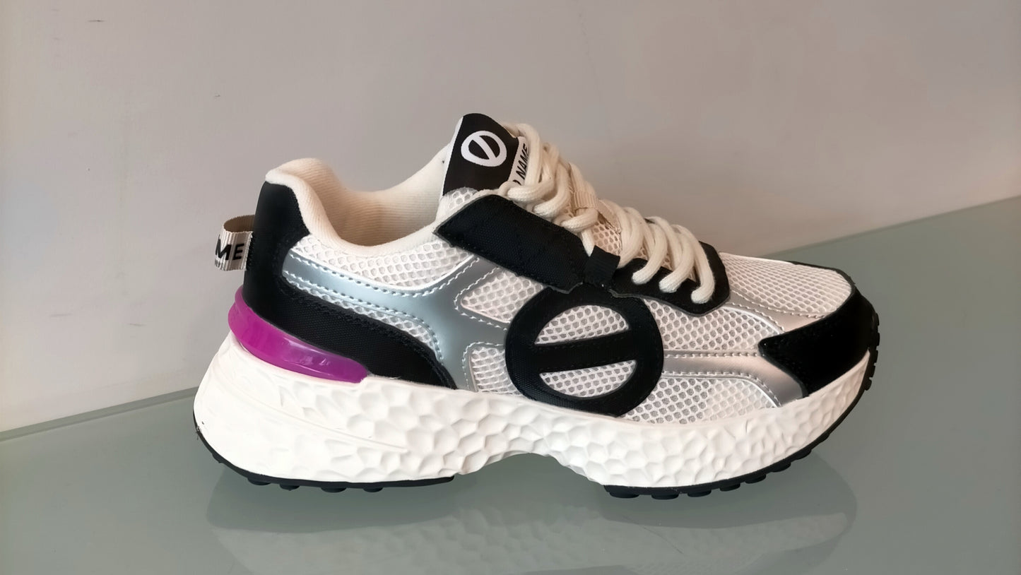 Sneakers NO NAME CARTER 2.0 RUNNER W white/silver/black