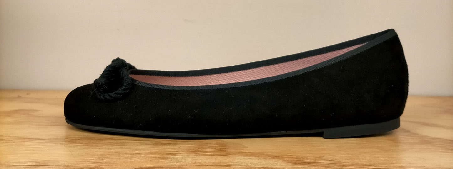 Ballerine PRETTY BALLERINAS 35663 in camoscio nero