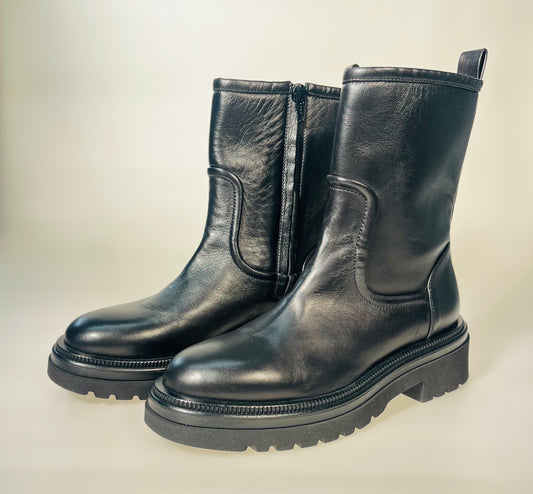 Stivaletti LONIGRO art. T214 in nappa nera