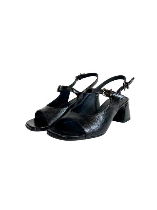 Sandalo Lonigro vernice nera 602