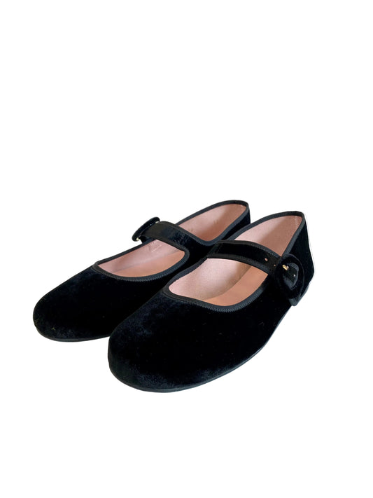 Ballerine PRETTY BALLERINAS 51552 in velluto nero