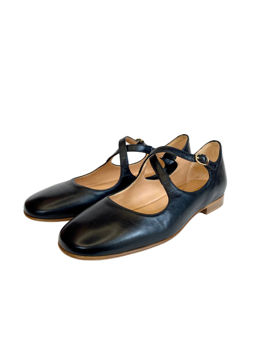 Ballerina Lonigro nappa nera 4302S