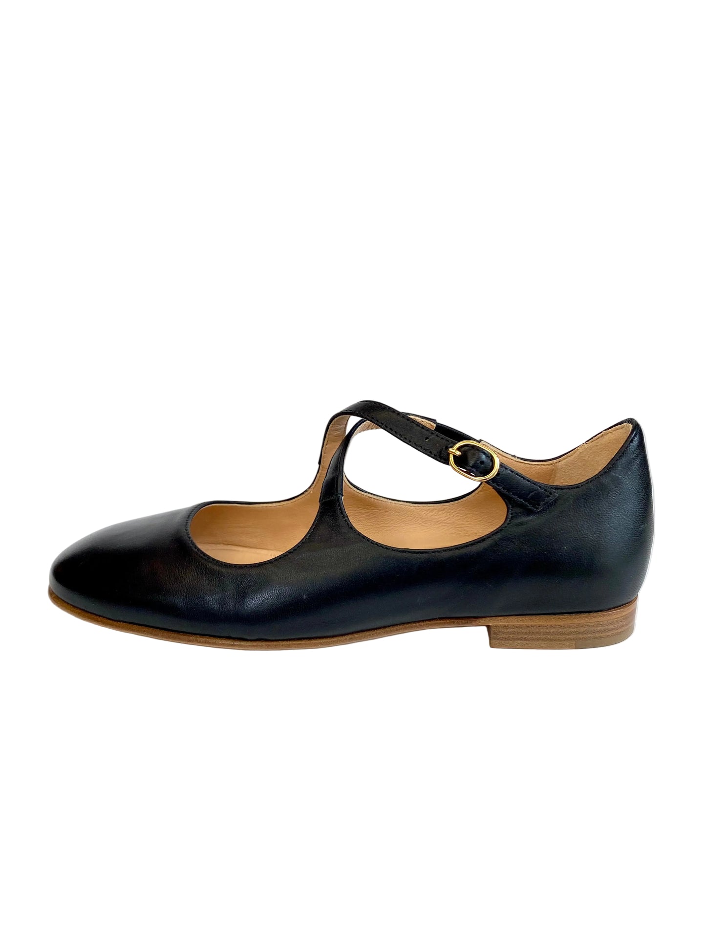 Ballerina Lonigro nappa nera 4302S