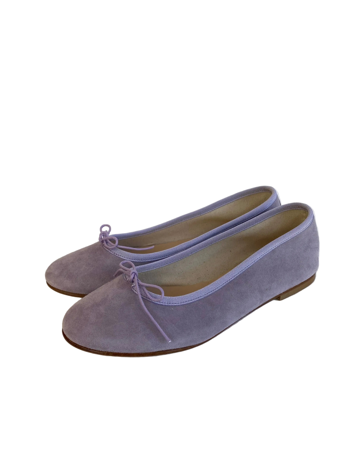 Ballerina Lonigro in camoscio glicine BA193